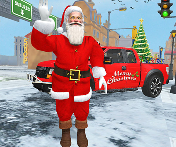Ông già Noel leo núi
